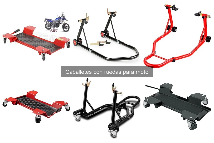 Cómo elegir el mejor caballete con ruedas para tu moto