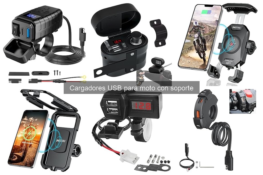 Cómo elegir el mejor cargador USB para moto con soporte