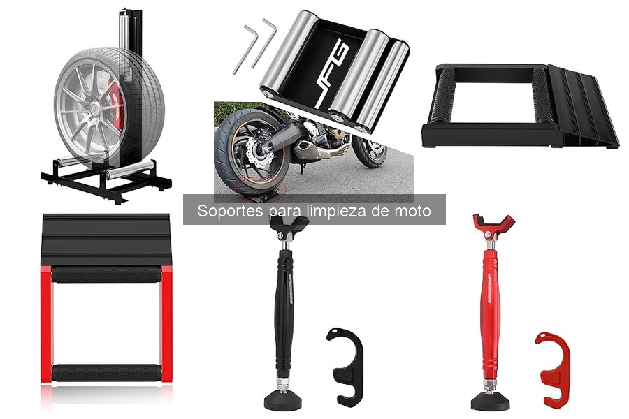 Cómo elegir el mejor soporte para limpieza de moto