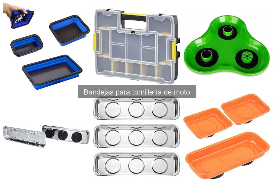 Cómo elegir la bandeja para tornillería de moto ideal