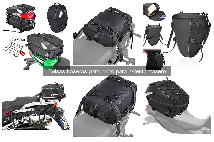 Cómo elegir la bolsa trasera adecuada para tu moto