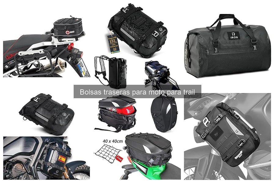 Cómo elegir la bolsa trasera ideal para tu moto trail