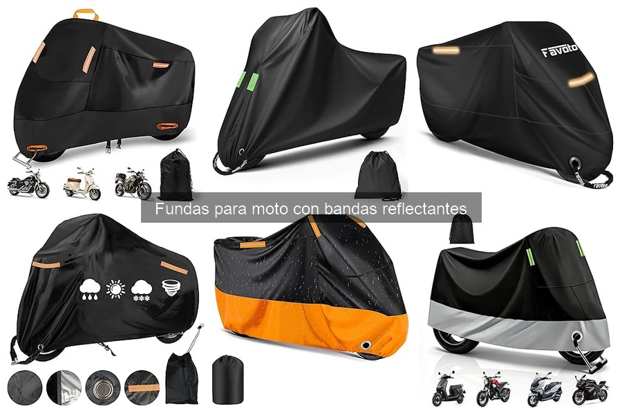 Cómo elegir la funda para moto con bandas reflectantes