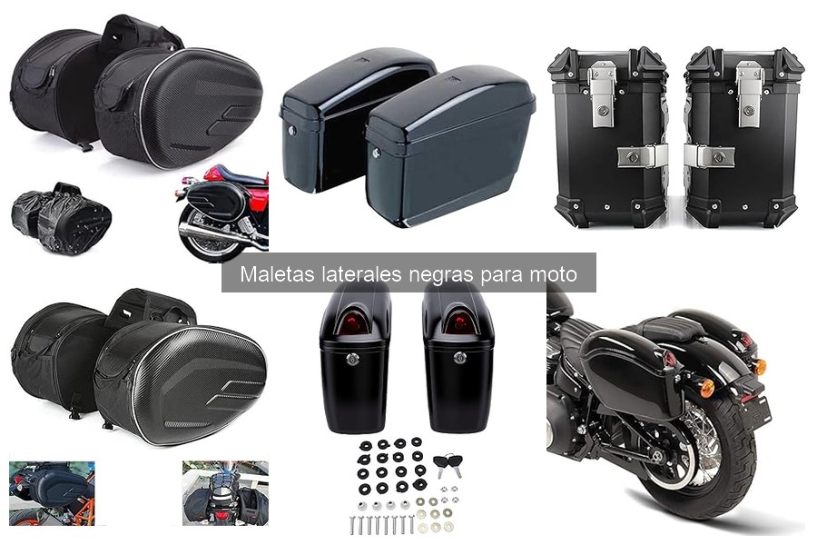 Cómo elegir la maleta lateral negra para tu moto