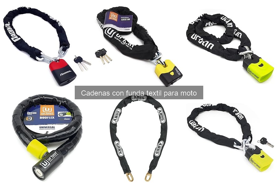 Cómo elegir la mejor cadena con funda textil para moto