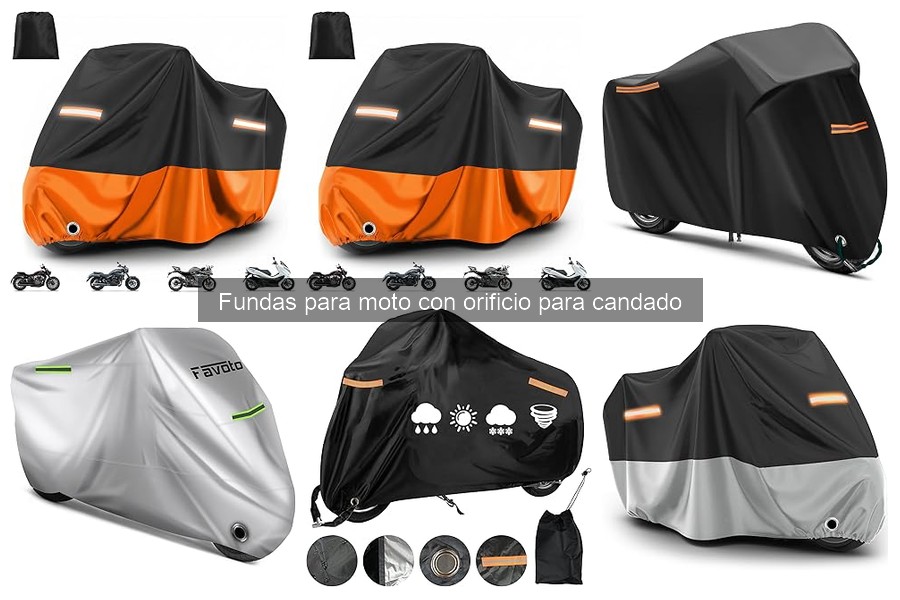 Cómo elegir la mejor funda para moto con orificio para candado