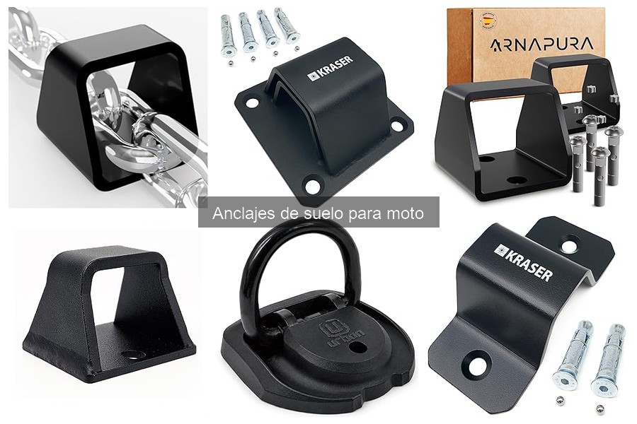 Cómo instalar anclajes de suelo para motos: guía práctica