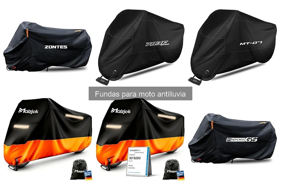 Cómo instalar correctamente una funda antilluvia en tu moto
