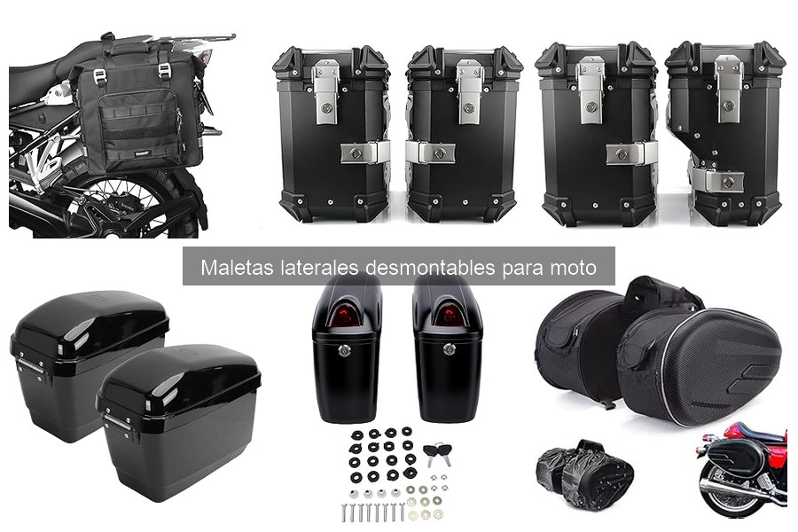 Cómo instalar maletas laterales desmontables en motos