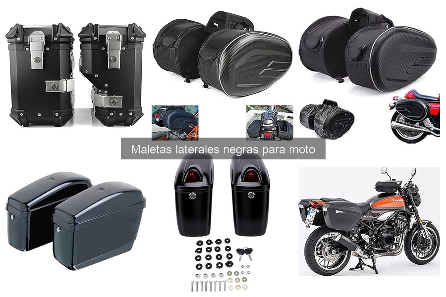 Cómo instalar maletas laterales negras en tu moto