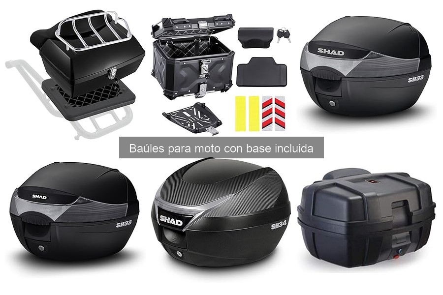 Cómo instalar un baúl para moto con base incluida fácilmente