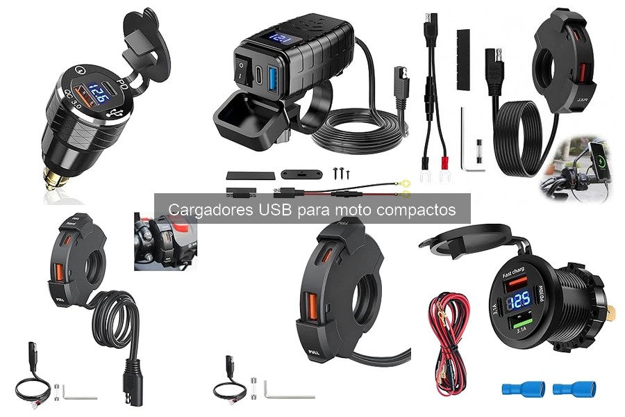 Cómo instalar un cargador USB compacto para moto