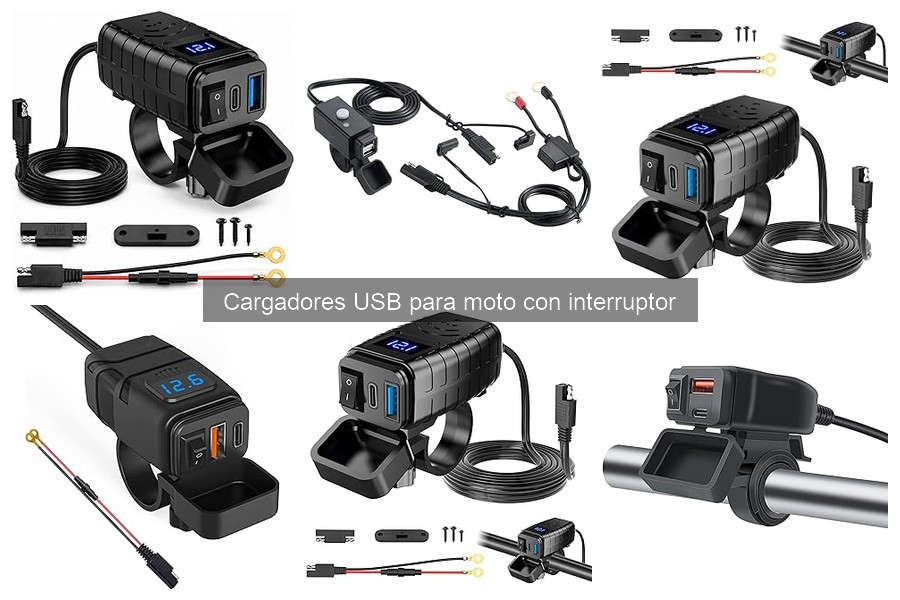 Cómo instalar un cargador USB para moto con interruptor