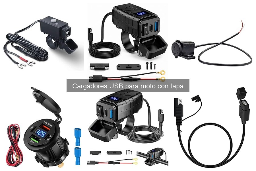 Cómo instalar un cargador USB para moto con tapa