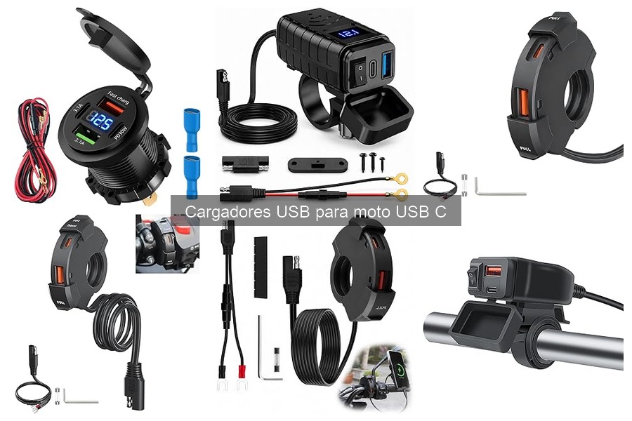 Cómo instalar un cargador USB para moto USB C fácilmente