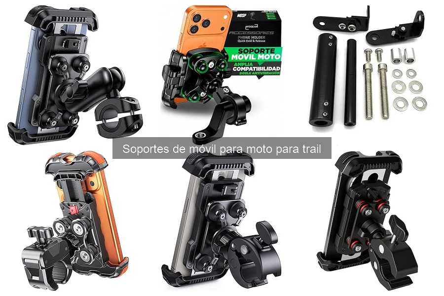 Cómo instalar un soporte de móvil en moto trail fácilmente