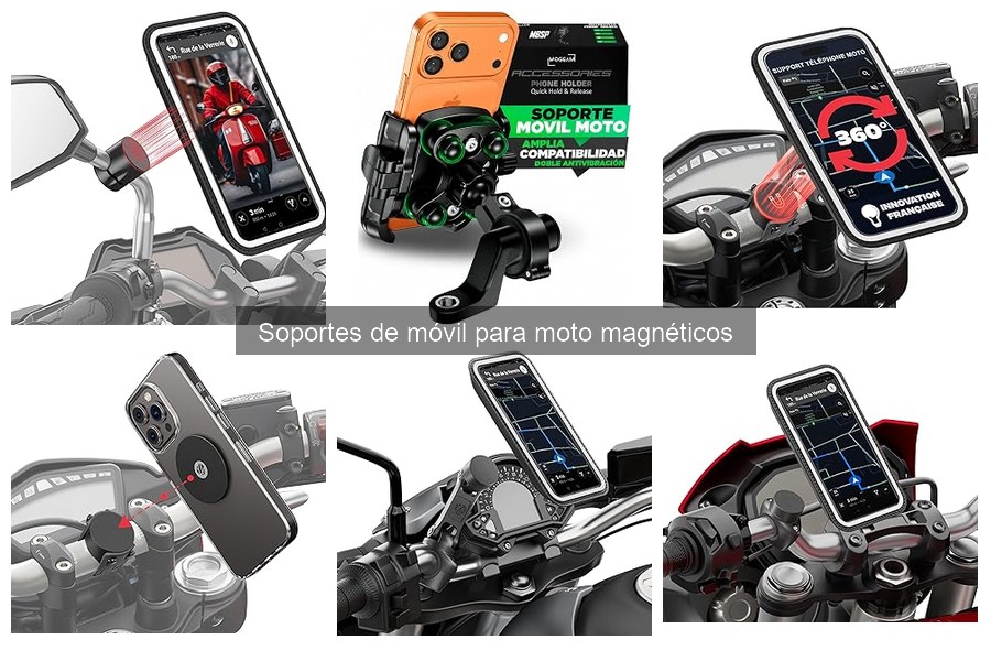 Cómo instalar un soporte magnético para móvil en tu moto