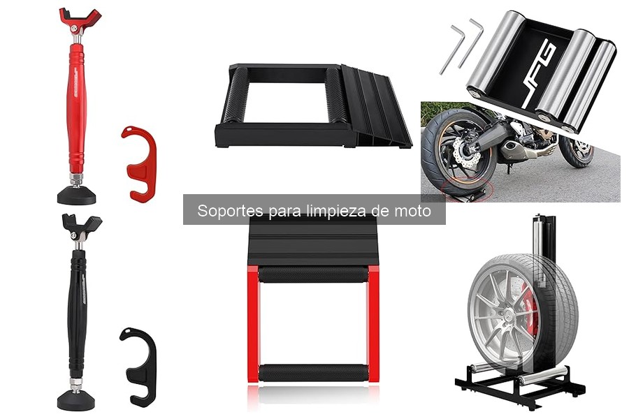 Cómo instalar un soporte para limpieza de moto fácilmente