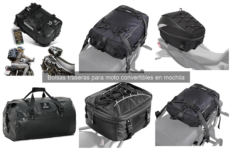 Cómo instalar una bolsa trasera convertible en tu moto