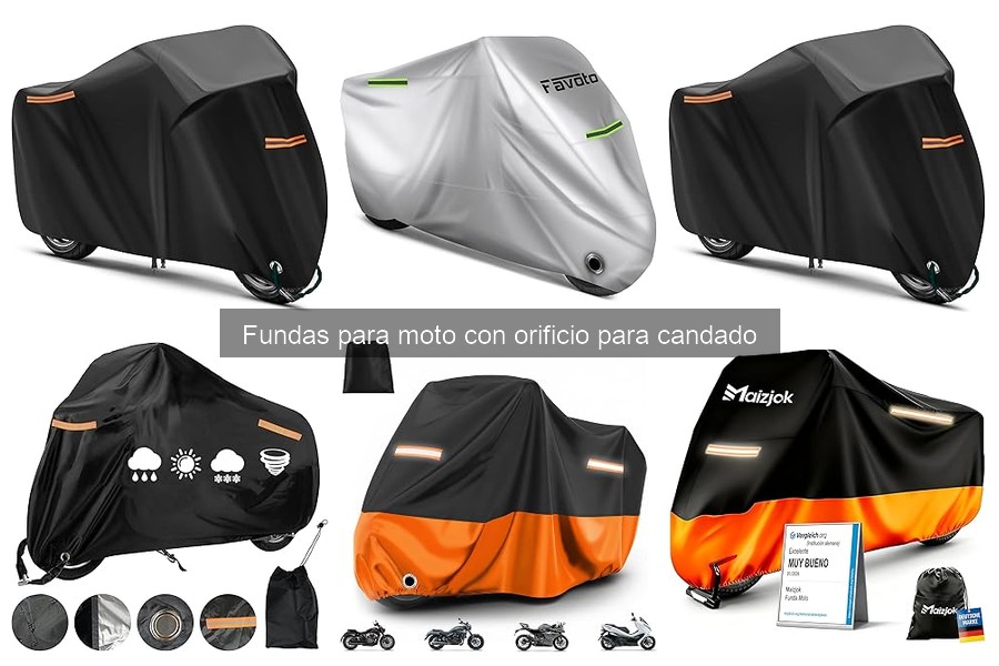 Cómo instalar una funda para moto con candado fácilmente
