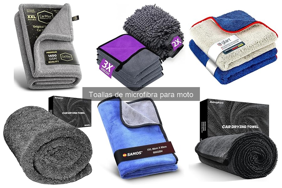 Cómo limpiar tu moto con toallas de microfibra correctamente