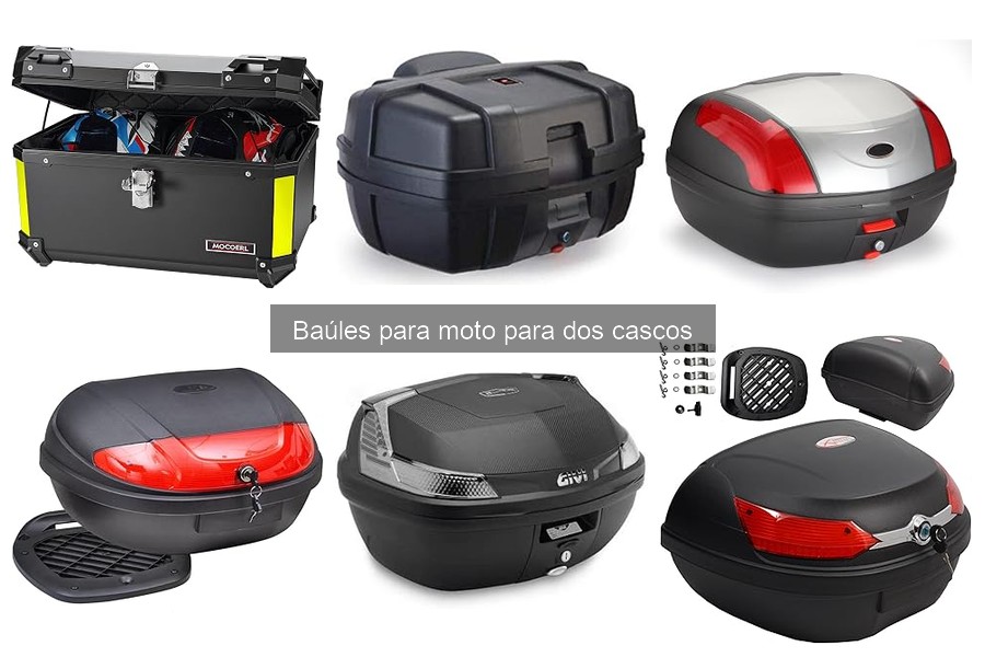 Cómo mantener tu baúl para moto de dos cascos