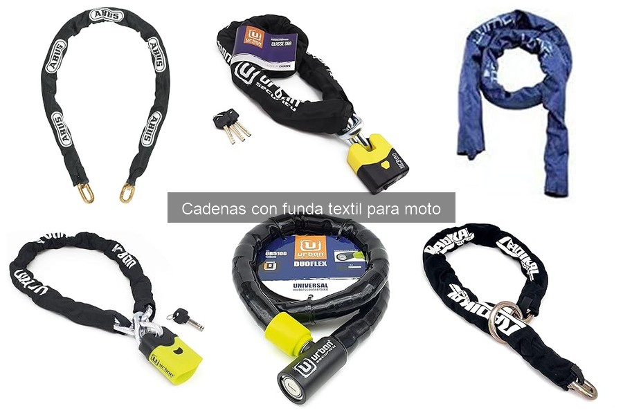 Cómo mantener tu cadena con funda textil para moto