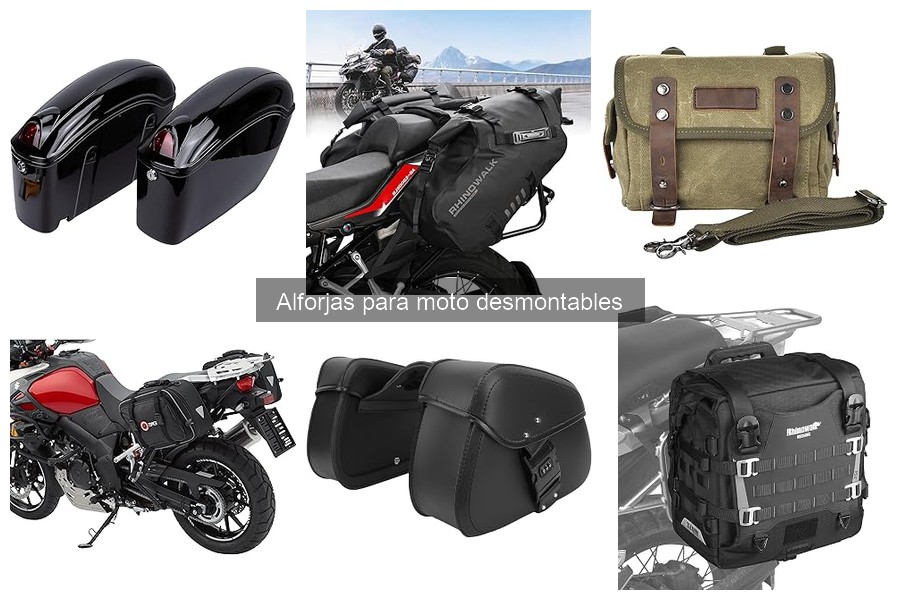 Cómo organizar alforjas desmontables para viajes en moto