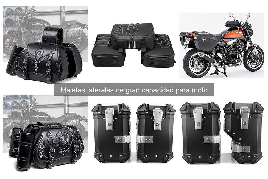 Cómo organizar el equipaje en maletas laterales de moto