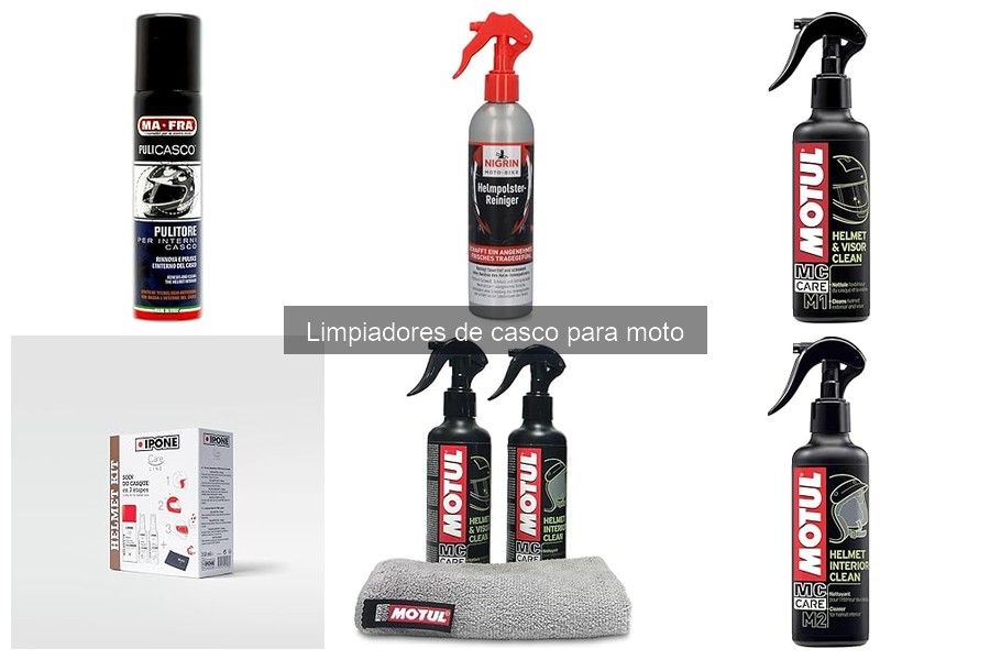 Cómo usar un limpiador de casco para moto correctamente