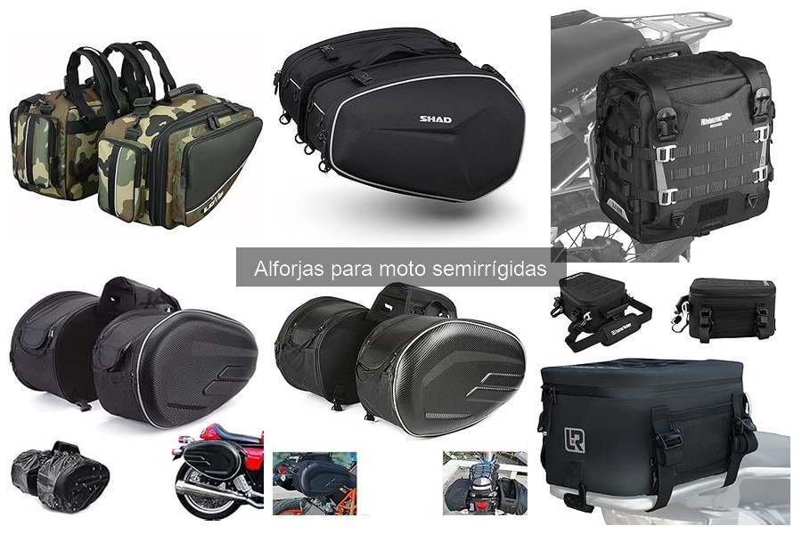 Comparativa: Alforjas Semirrígidas vs. Blandas para Moto