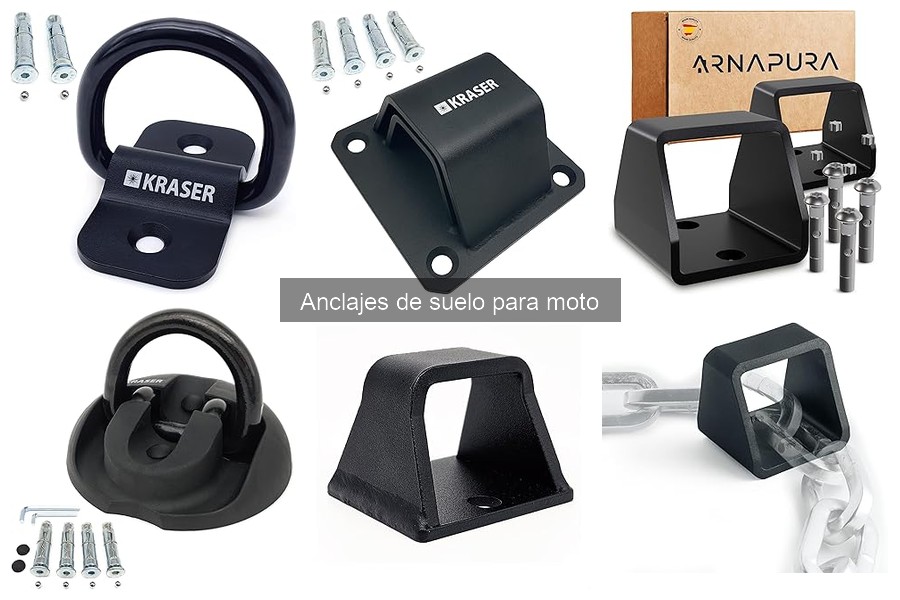 Comparativa de Anclajes de Suelo para Motos: Mejores Marcas