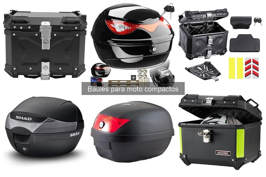 Comparativa de Baúles para Moto: Compactos vs. Grandes