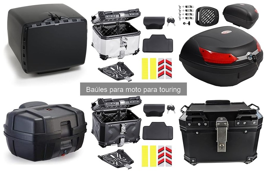 Comparativa de Baúles Rígidos vs. Blandos para Moto Touring