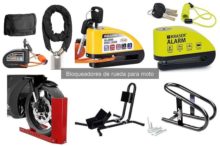Comparativa de bloqueadores de rueda para moto