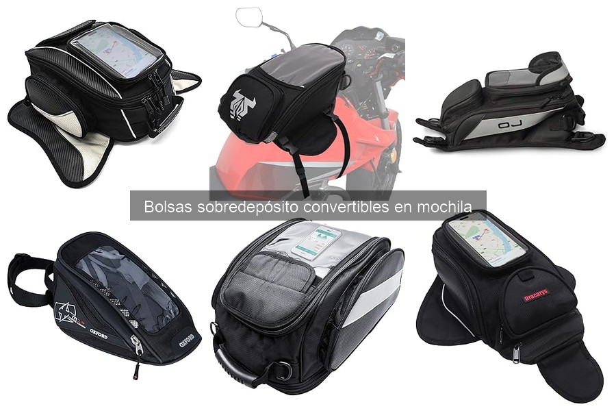 Comparativa de Bolsas Sobredepósito Convertibles en Mochila