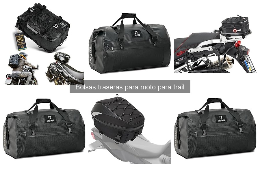 Comparativa de Bolsas Traseras para Moto Trail: Mejores Opciones