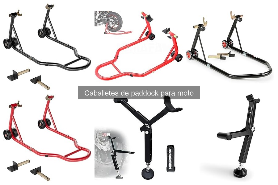 Comparativa de caballetes de paddock: marcas y precios