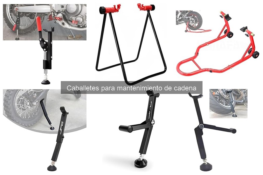 Comparativa de Caballetes para Mantenimiento de Cadena