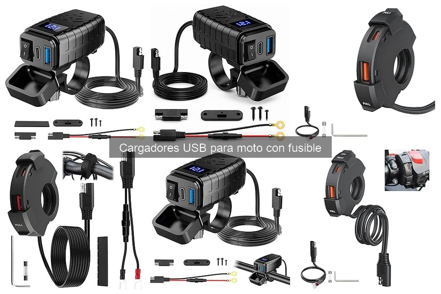 ** Comparativa de cargadores USB para moto: calidad y precios