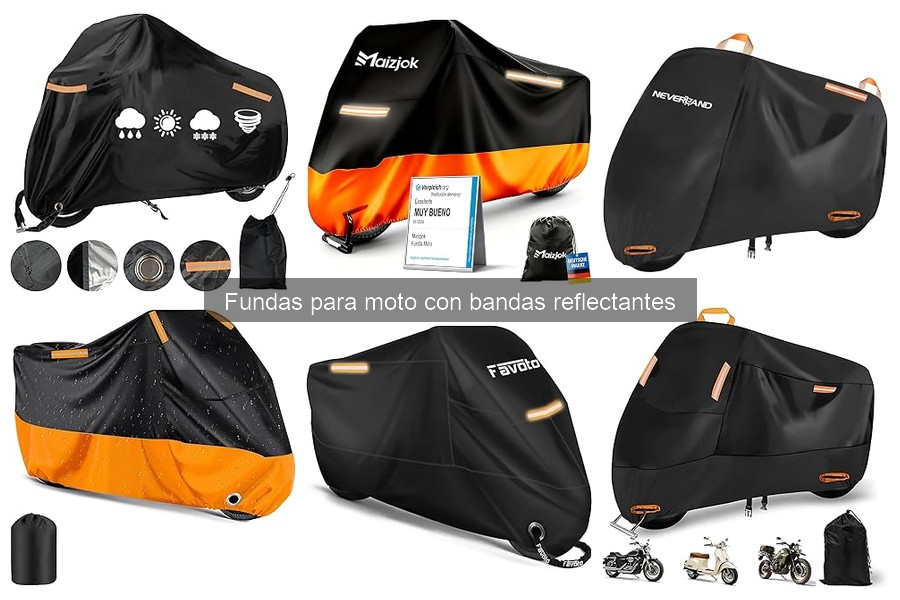 Comparativa de Fundas para Moto con Bandas Reflectantes