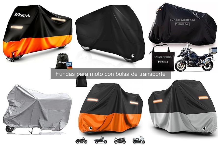 Comparativa de Fundas para Moto con Bolsa de Transporte