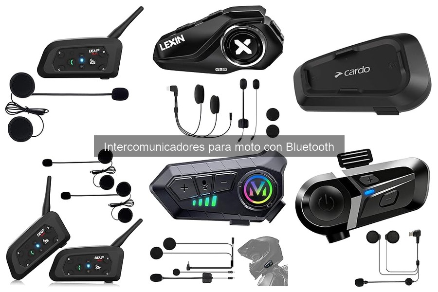 Comparativa de Intercomunicadores Bluetooth para Moto