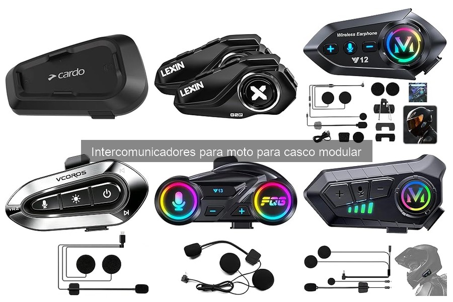 Comparativa de intercomunicadores para casco modular: gama baja vs alta