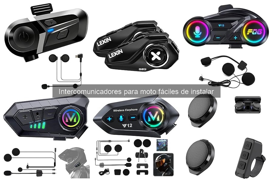 Comparativa de intercomunicadores para moto: Cardo, Bluetooth y más