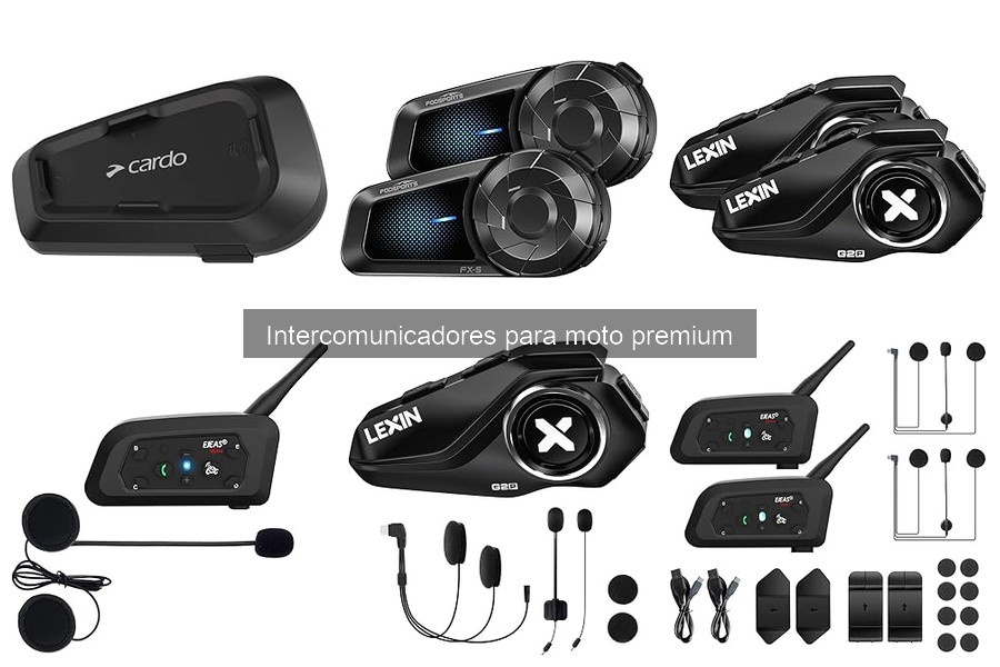 Comparativa de Intercomunicadores para Moto Premium