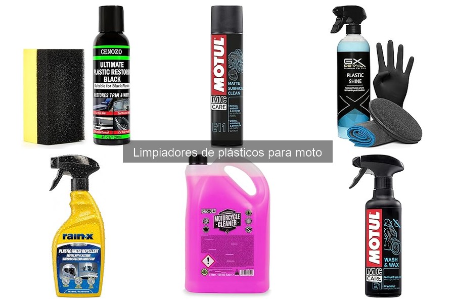 Comparativa de limpiadores de plásticos para moto: mejores marcas