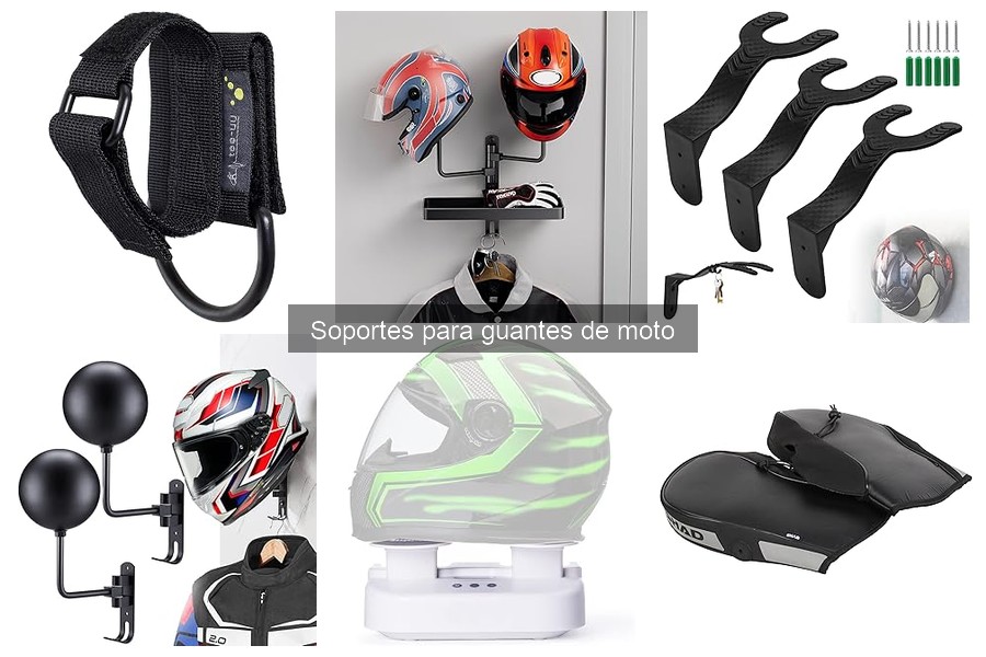 Comparativa de los mejores soportes para guantes de moto