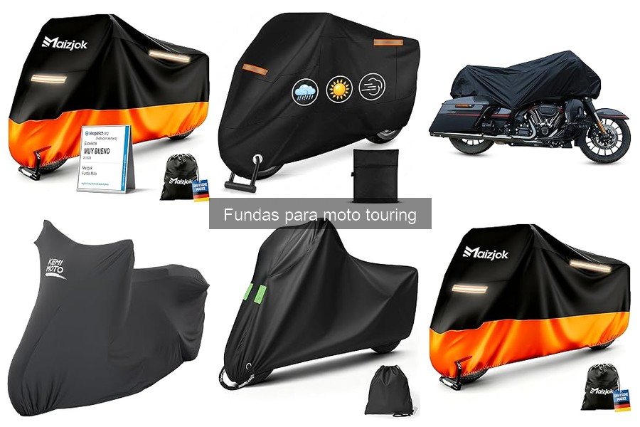 Comparativa de materiales en fundas para moto touring