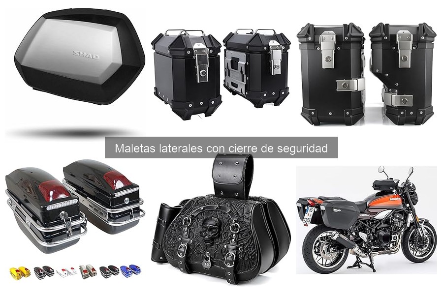 Comparativa de precios de maletas laterales con cierre de seguridad